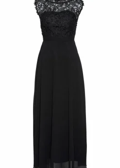 Outlet Maxikleid mit Spitze Damen Kleider|Festliche Mode