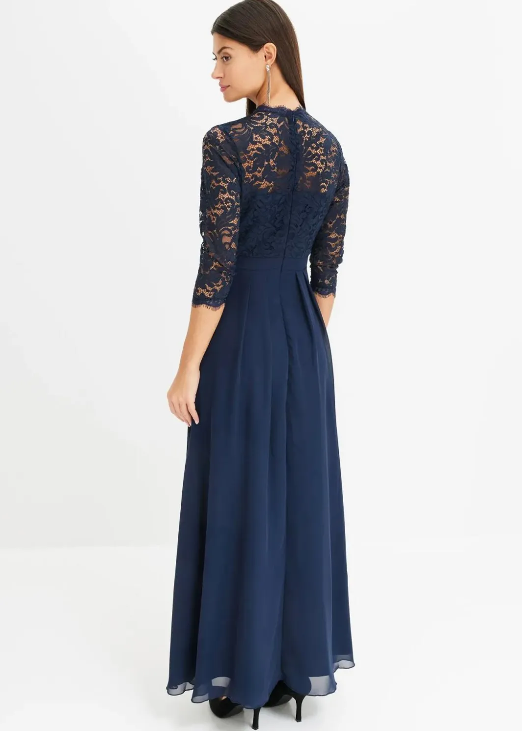 Discount Maxikleid mit Spitze Damen Bekleidung·Pullover & Strickjacken|Festliche Mode