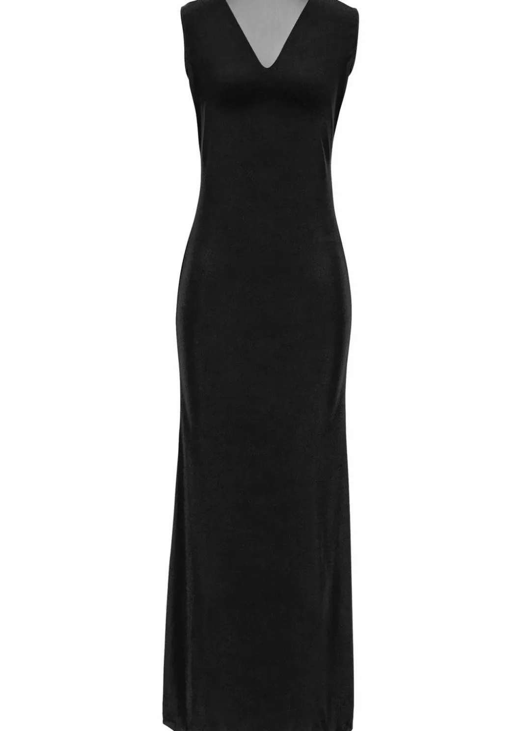 Maxikleid Strasssteinen am Rückenausschnitt Damen Kurzgrößen|Bekleidung·Pullover & Strickjacken