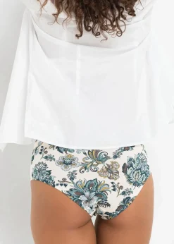 Damen bonprix Wäsche·Baumwollunterwäsche|Wäsche·Höschen|Maxipanty (4er Pack)