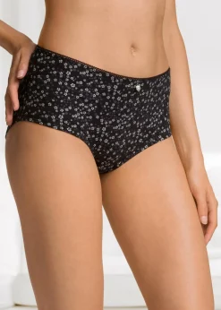Damen bonprix Wäsche·Baumwollunterwäsche|Wäsche·Höschen|Maxipanty (4er Pack)