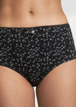 Damen bonprix Wäsche·Baumwollunterwäsche|Wäsche·Höschen|Maxipanty (4er Pack)