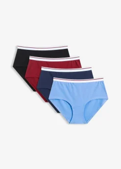 Maxipanty (4er Pack) Damen Wäsche·Baumwollunterwäsche|Wäsche·Höschen