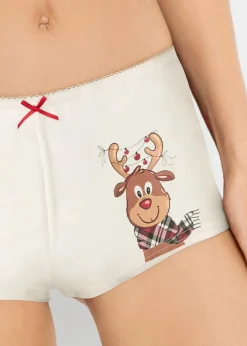 Damen bonprix Wäsche·Baumwollunterwäsche|Wäsche·Höschen|Maxipanty mit Baumwolle (4er Pack)