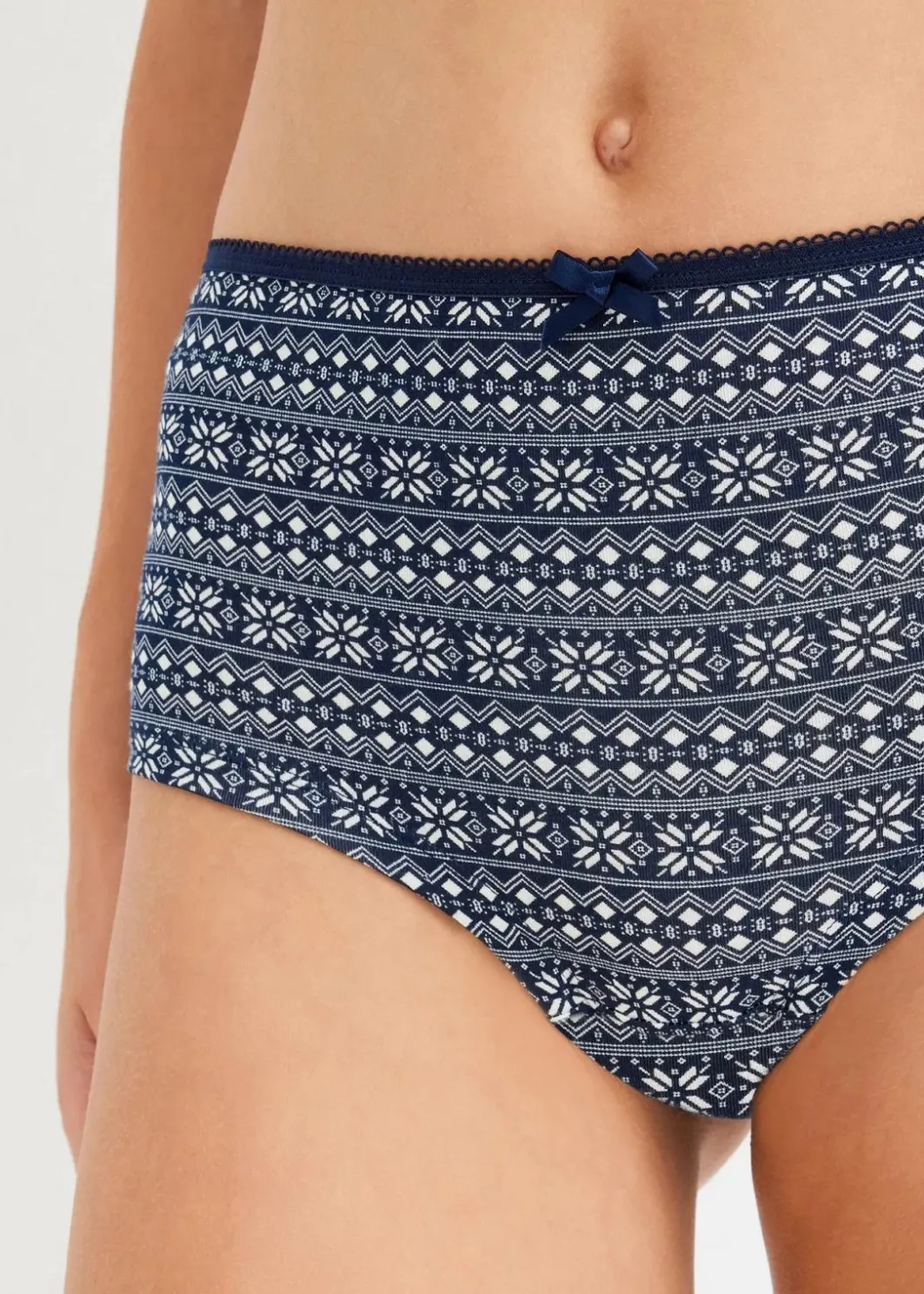 Damen bonprix Wäsche·Baumwollunterwäsche|Wäsche·Höschen|Maxipanty mit Bio-Baumwolle (4er Pack)