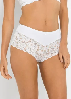 Sale Maxipanty mit Spitze Damen Nachhaltigere Materialien|Höschen