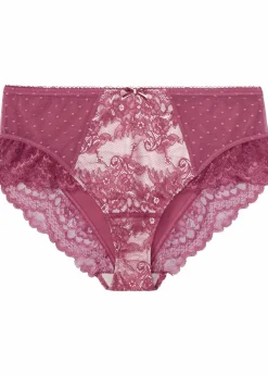 Damen bonprix Nachhaltigere Materialien|Dessous|Maxipanty mit zarter Spitze