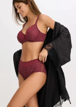 Damen bonprix Wäsche·Höschen|Nachhaltigere Materialien|Maxipanty mit zarter Spitze