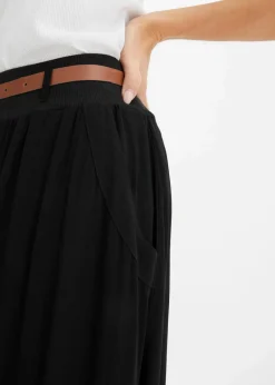 Best Maxirock mit Gürtel (2-tlg.Set) Damen Bekleidung·Sportbekleidung|Nachhaltigere Materialien