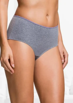Damen bonprix Wäsche·Baumwollunterwäsche|Wäsche·Höschen|Maxislip (5er Pack)