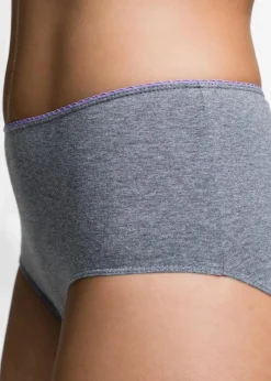 Damen bonprix Wäsche·Baumwollunterwäsche|Wäsche·Höschen|Maxislip (5er Pack)