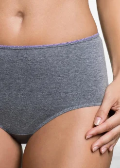 Damen bonprix Wäsche·Baumwollunterwäsche|Wäsche·Höschen|Maxislip (5er Pack)