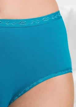 Maxislip (5er Pack) Damen Höschen|Baumwollunterwäsche