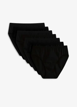 Damen bonprix Nachhaltigere Materialien|Höschen|Maxislip mit Bio- Baumwolle (7er Pack)