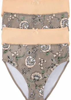 Maxislip mit Bio-Baumwolle (4er Pack) Damen Wäsche·Baumwollunterwäsche|Wäsche·Höschen