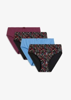 Clearance Maxislip mit Bio-Baumwolle (4er Pack) Damen Wäsche·Baumwollunterwäsche|Wäsche·Höschen