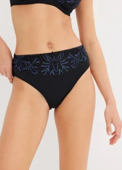 Damen bonprix Wäsche·Dessous|Wäsche·Höschen|Maxislip mit mehrfarbigem Glitzergarn