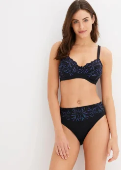 Damen bonprix Wäsche·Dessous|Wäsche·Höschen|Maxislip mit mehrfarbigem Glitzergarn