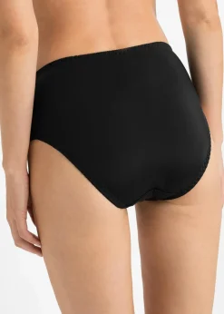 Damen bonprix Nachhaltigere Materialien|Höschen|Maxislip mit Spitze (2er Pack)