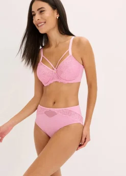 Damen bonprix Nachhaltigere Materialien|Höschen|Maxislip mit zarter Spitze