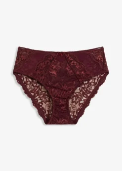 Damen bonprix Wäsche·Dessous|Wäsche·Höschen|Maxislip mit zarter Spitze