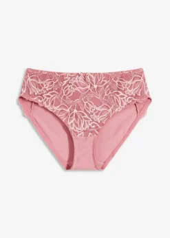 Damen bonprix Wäsche·Dessous|Wäsche·Höschen|Maxislip mit zarter Spitze