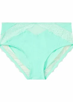 Damen bonprix Wäsche·Dessous|Wäsche·Höschen|Maxislip mit zarter Spitze