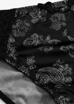 Damen bonprix Wäsche·Dessous|Wäsche·Höschen|Maxislip mit zarter Spitze (2er Pack)