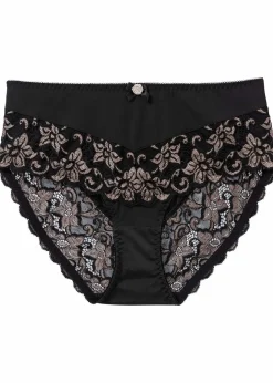 Outlet Maxislip mit zarter Spitze Damen Wäsche·Dessous|Wäsche·Höschen