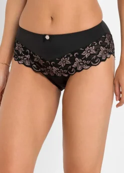 Outlet Maxislip mit zarter Spitze Damen Wäsche·Dessous|Wäsche·Höschen