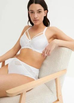 Damen bonprix Nachhaltigere Materialien|Höschen|Maxislip mit zarter Spitze