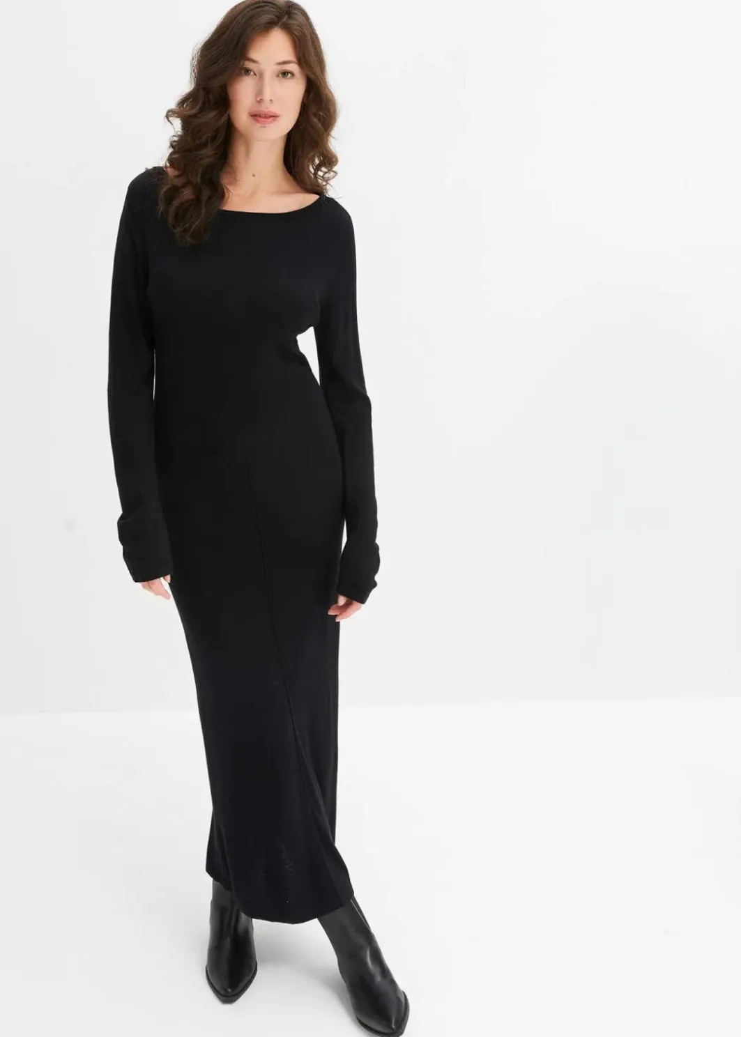 Maxi-Strickkleid aus Viskose-Mix Damen Bekleidung·Umstandsmode|Bekleidung·Pullover & Strickjacken