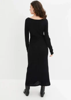 Maxi-Strickkleid aus Viskose-Mix Damen Bekleidung·Umstandsmode|Bekleidung·Pullover & Strickjacken
