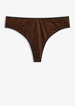 Clearance Maxistring aus glitzerndem Material Damen Wäsche·Höschen|Höschen