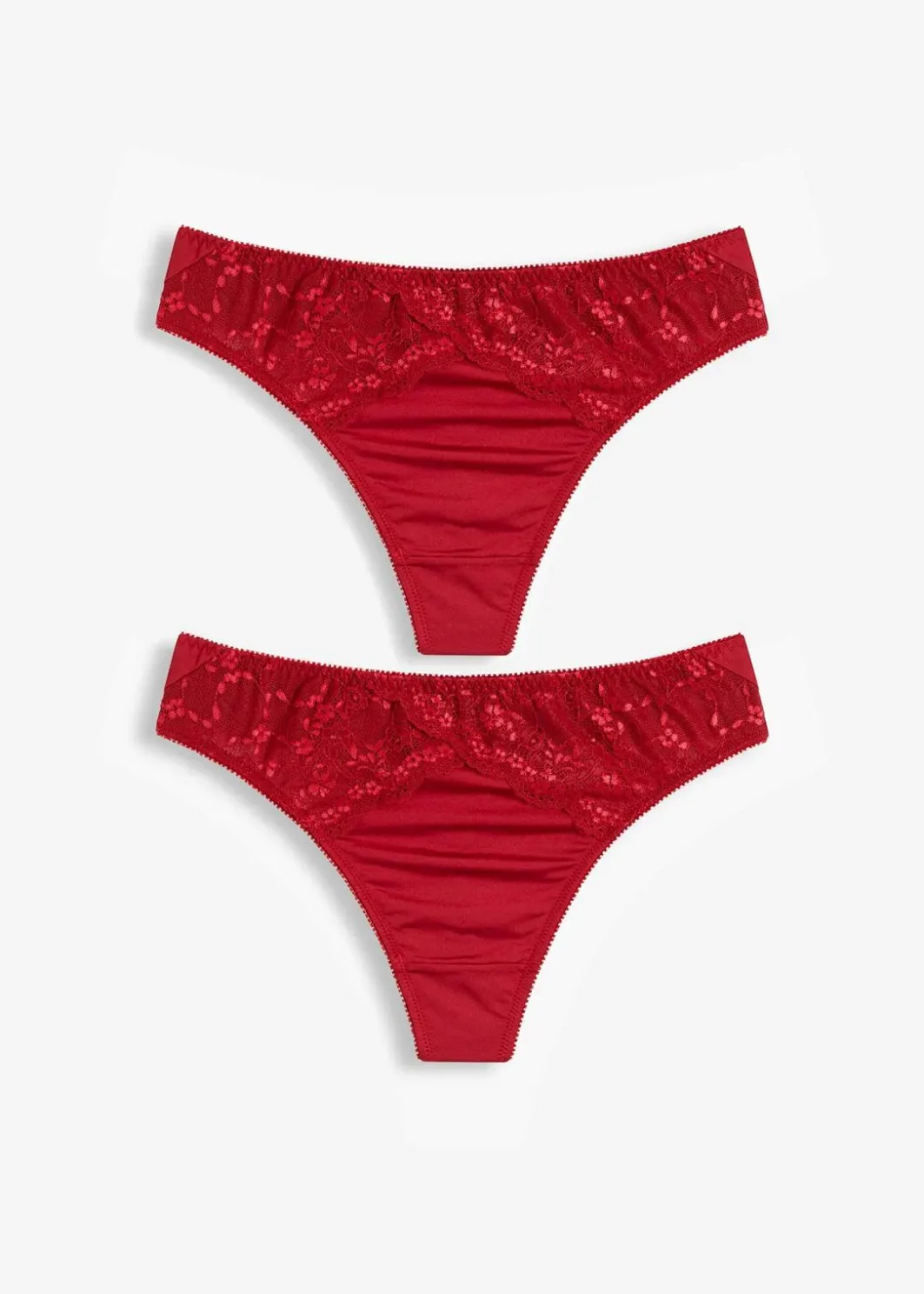 Online Maxistring mit Glanzeffekt (2er Pack) Damen Dessous|Höschen
