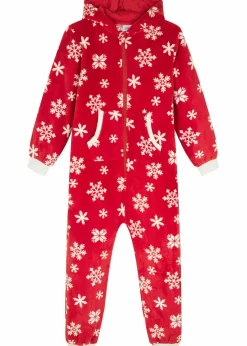 Kinder bonprix Jungen·Nachtwäsche|Mädchen·Nachtwäsche|Mädchen Fleece-Overall
