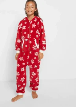 Kinder bonprix Jungen·Nachtwäsche|Mädchen·Nachtwäsche|Mädchen Fleece-Overall