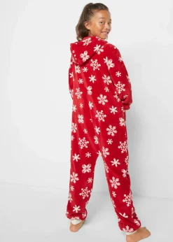 Kinder bonprix Jungen·Nachtwäsche|Mädchen·Nachtwäsche|Mädchen Fleece-Overall