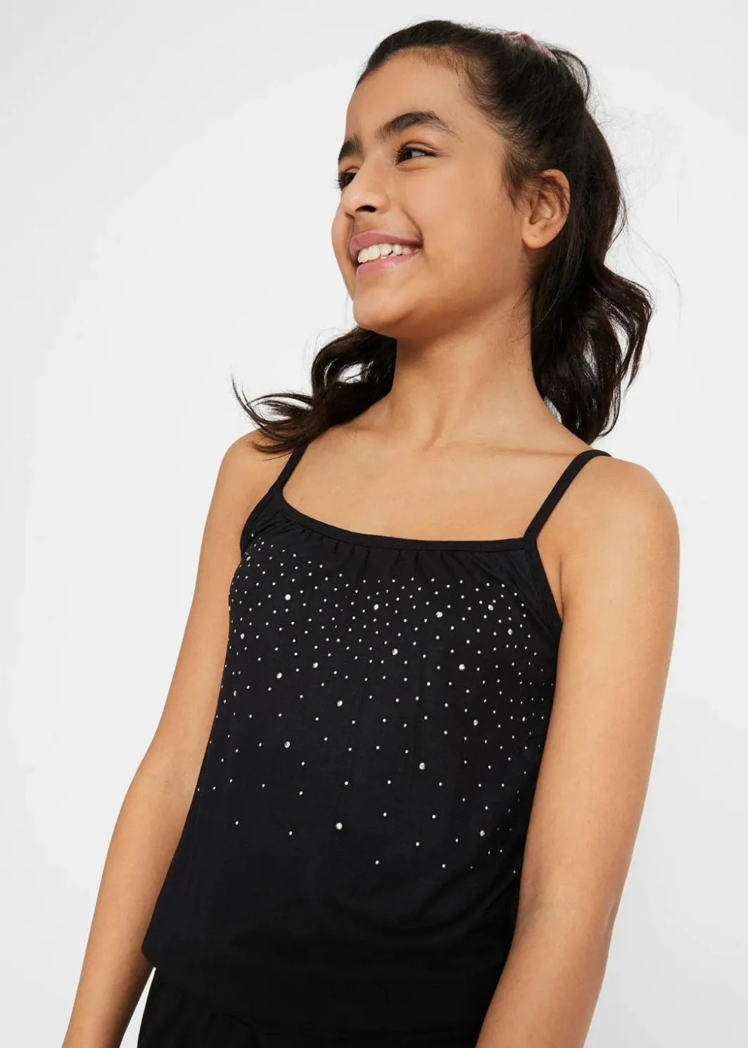 Outlet Mädchen Jumpsuit mit Nieten Kinder Mädchen 9-16 Jahre·Kleider & Jumpsuits|Mädchen 2-8 Jahre·Nachhaltigere Materialien