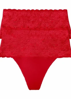 Damen bonprix Höschen|Wäsche·Höschen|Medium Shape String (2er Pack)