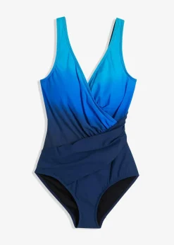 Clearance Medium Shape-Badeanzug in Wickeloptik Damen Bademode·Badeanzüge|Bademode·Shapewear