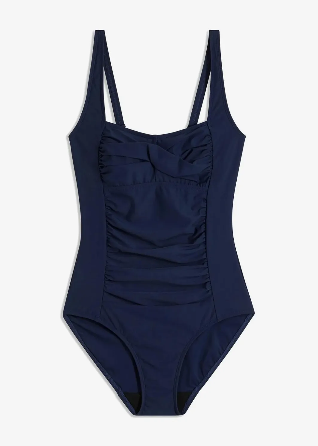 Damen bonprix Nachhaltigere Materialien|Bademode·Badeanzüge|Medium Shape-Badeanzug mit Wickeloptik