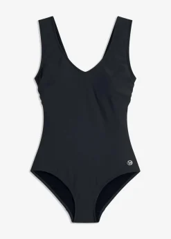 Online Medium Shape-Badeanzug mit V-Ausschnitt Damen Nachhaltigere Materialien|Sport Bademode