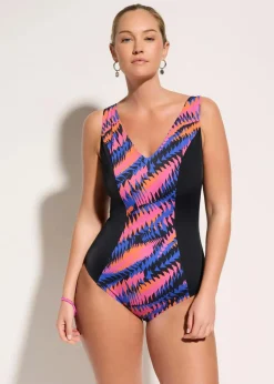 Clearance Medium Shape-Badeanzug mit Einsätzen Damen Nachhaltigere Materialien|Shapewear