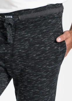 Online melierte Jogginghose mit Rippbündchen Herren Große Größen|Sportbekleidung