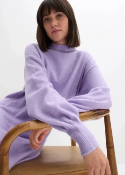 Damen bonprix Bekleidung·Umstandsmode|Bekleidung·Pullover & Strickjacken|Meliertes Strickkleid