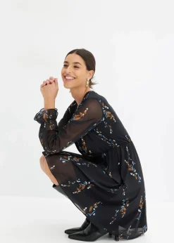 Damen bonprix Bekleidung·Pullover & Strickjacken|Kleider|Meshkleid