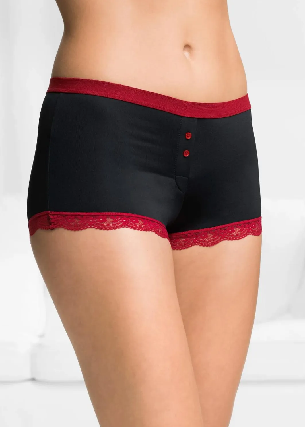 Damen bonprix Wäsche·Höschen|Höschen|Microfaser Damen Boxer (3er Pack)