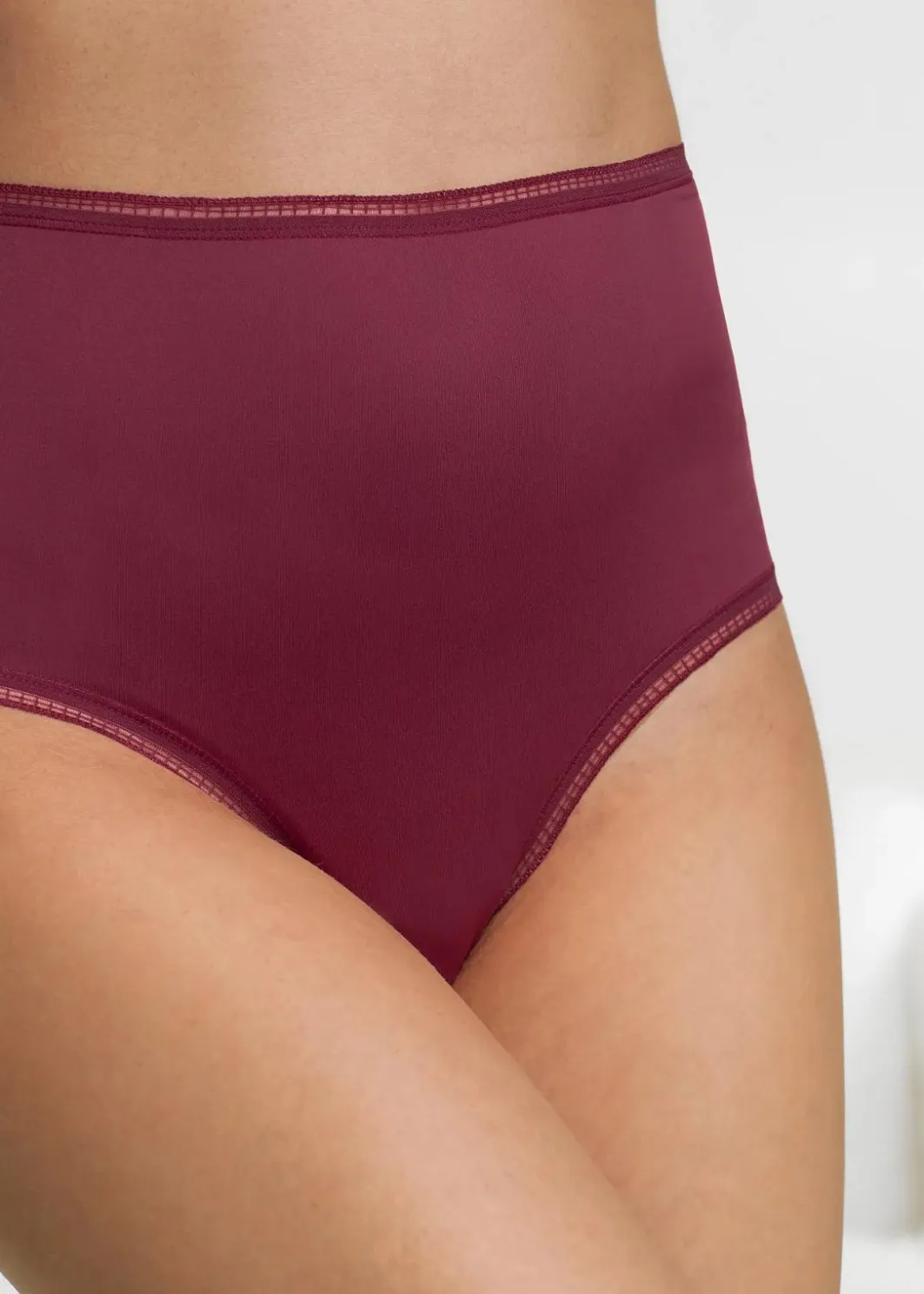Damen bonprix Wäsche·Basics|Wäsche·Höschen|Microfaser Highwaist Slip (3er Pack)