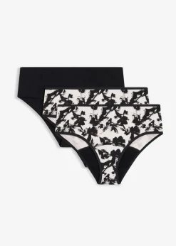 Hot Microfaser Perioden Panty mit mittlerer Saugkraft (3er Pack) Damen Wäsche·Baumwollunterwäsche|Wäsche·Höschen